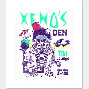 Xeno's Den Tiki Lounge Posters and Art
